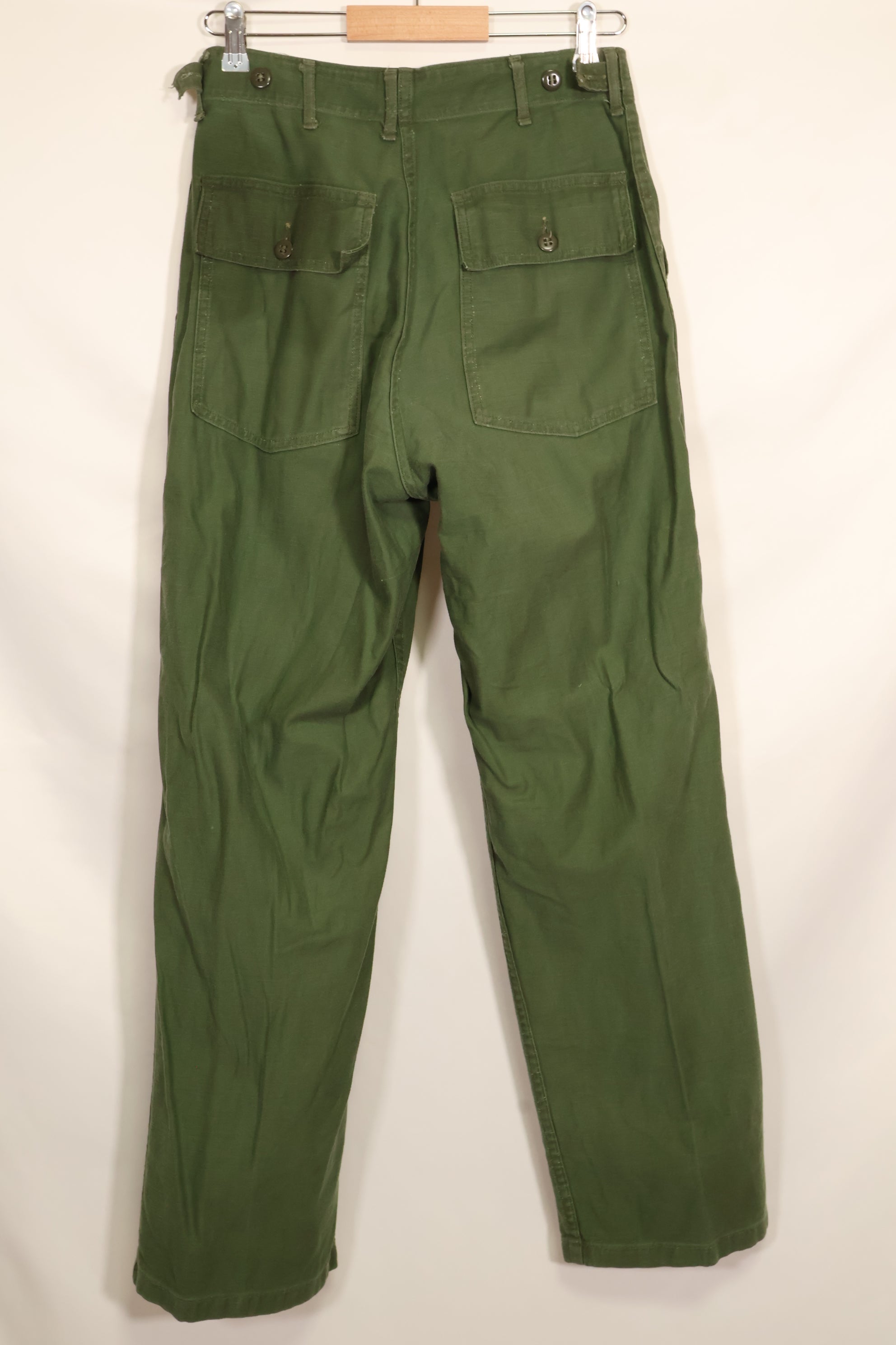 1961年契約　TYPE 1　推定 SMALL　 アメリカ軍　OG-107 ユーティリティパンツ　ベイカーパンツ　中古品  D