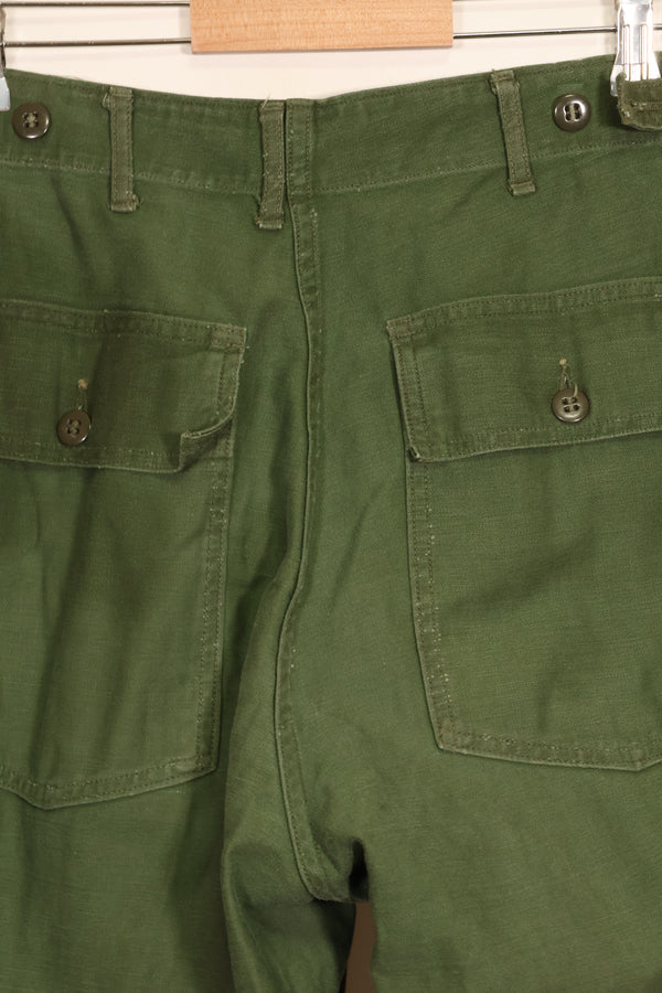 1961年契約　TYPE 1　推定 SMALL　 アメリカ軍　OG-107 ユーティリティパンツ　ベイカーパンツ　中古品  D