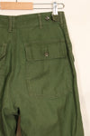 1961年契約　TYPE 1　推定 SMALL　 アメリカ軍　OG-107 ユーティリティパンツ　ベイカーパンツ　中古品  D