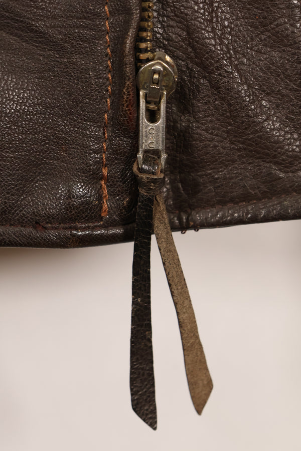 1970 contract size 42 G-1 flight jacket USS AMERICA with patch, used.