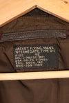 1970 contract size 42 G-1 flight jacket USS AMERICA with patch, used.