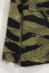 1960s Fat Tiger Tiger Stripe Shirt Asian Cut Used