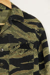 1960s Fat Tiger Tiger Stripe Shirt Asian Cut Used