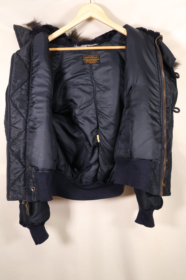 ทศวรรษ 1950, ขนาด MEDIUM, กองทัพอากาศสหรัฐอเมริกา (USAF), แจ็กเก็ตบิน N2-A, สภาพดี, มือสอง