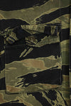 1960s Fat Tiger Tiger Stripe Shirt Asian Cut Used