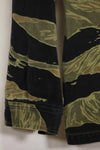 1960s Fat Tiger Tiger Stripe Shirt Asian Cut Used