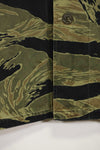 1960s Fat Tiger Tiger Stripe Shirt Asian Cut Used
