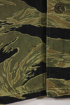 1960s Fat Tiger Tiger Stripe Shirt Asian Cut Used