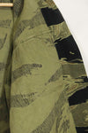 1960s Fat Tiger Tiger Stripe Shirt Asian Cut Used