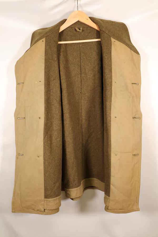 1940's U.S. Army Mackinaw Coat Jeep Coat, used.