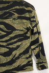 1960s Fat Tiger Tiger Stripe Shirt Asian Cut Used