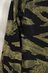 1960s Fat Tiger Tiger Stripe Shirt Asian Cut Used