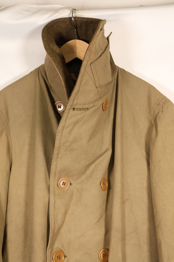 1940's U.S. Army Mackinaw Coat Jeep Coat, used.