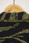 1960s Fat Tiger Tiger Stripe Shirt Asian Cut Used