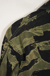 1960s Fat Tiger Tiger Stripe Shirt Asian Cut Used
