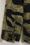 1960s Fat Tiger Tiger Stripe Shirt Asian Cut Used