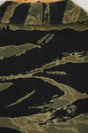1960s Fat Tiger Tiger Stripe Shirt Asian Cut Used
