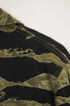 1960s Fat Tiger Tiger Stripe Shirt Asian Cut Used