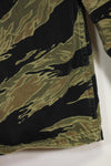 1960s Fat Tiger Tiger Stripe Shirt Asian Cut Used