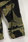 1960s Fat Tiger Tiger Stripe Shirt Asian Cut Used
