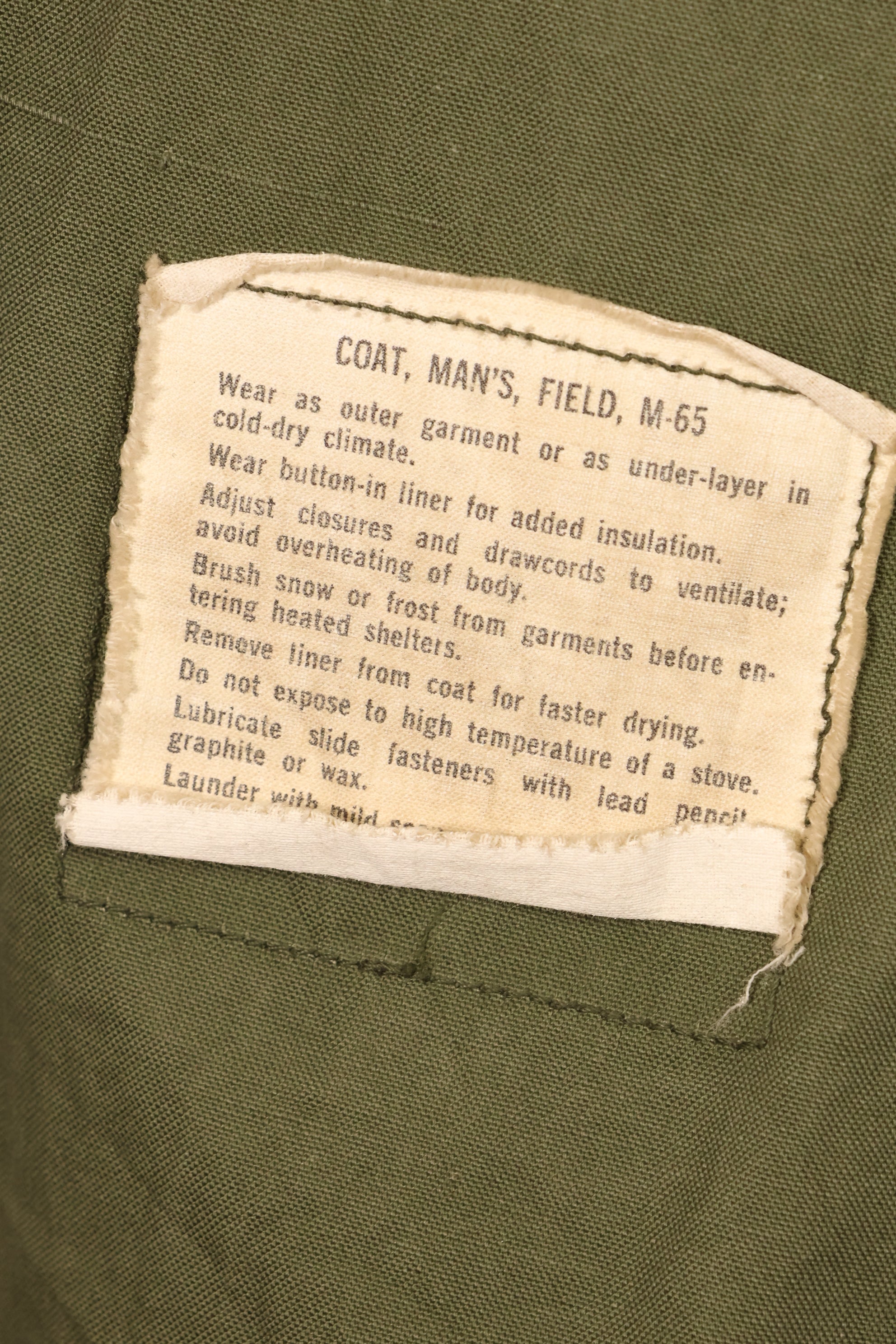 1969 Contract M-R 2nd Model M65 Field Jacket—Used