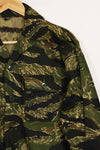 1960s Deadstock Okinawa Tiger Tiger Stripe Shirt Asian Cut