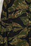 1960s Deadstock Okinawa Tiger Tiger Stripe Shirt Asian Cut