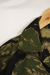 1960s Deadstock Okinawa Tiger Tiger Stripe Shirt Asian Cut
