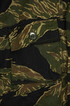 1960s Deadstock Okinawa Tiger Tiger Stripe Shirt Asian Cut