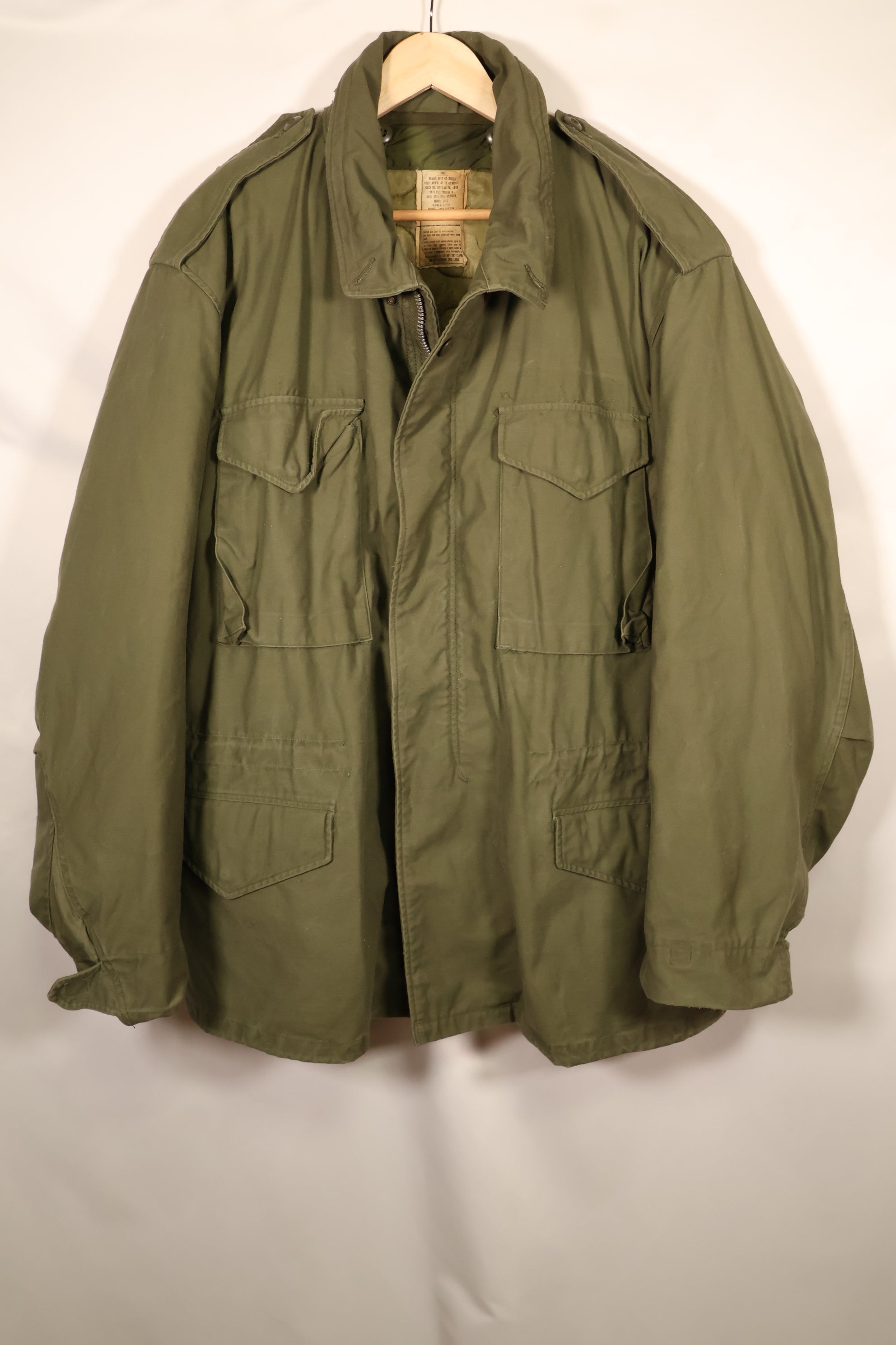 สัญญาปี 1969, X-L-R, แจ็กเก็ตสนาม M65 รุ่นที่ 2, สัญญาปี 1981, มีซับใน, มือสอง