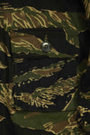1960s Deadstock Okinawa Tiger Tiger Stripe Shirt Asian Cut