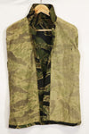 1960s Deadstock Okinawa Tiger Tiger Stripe Shirt Asian Cut