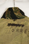 1960s Deadstock Okinawa Tiger Tiger Stripe Shirt Asian Cut