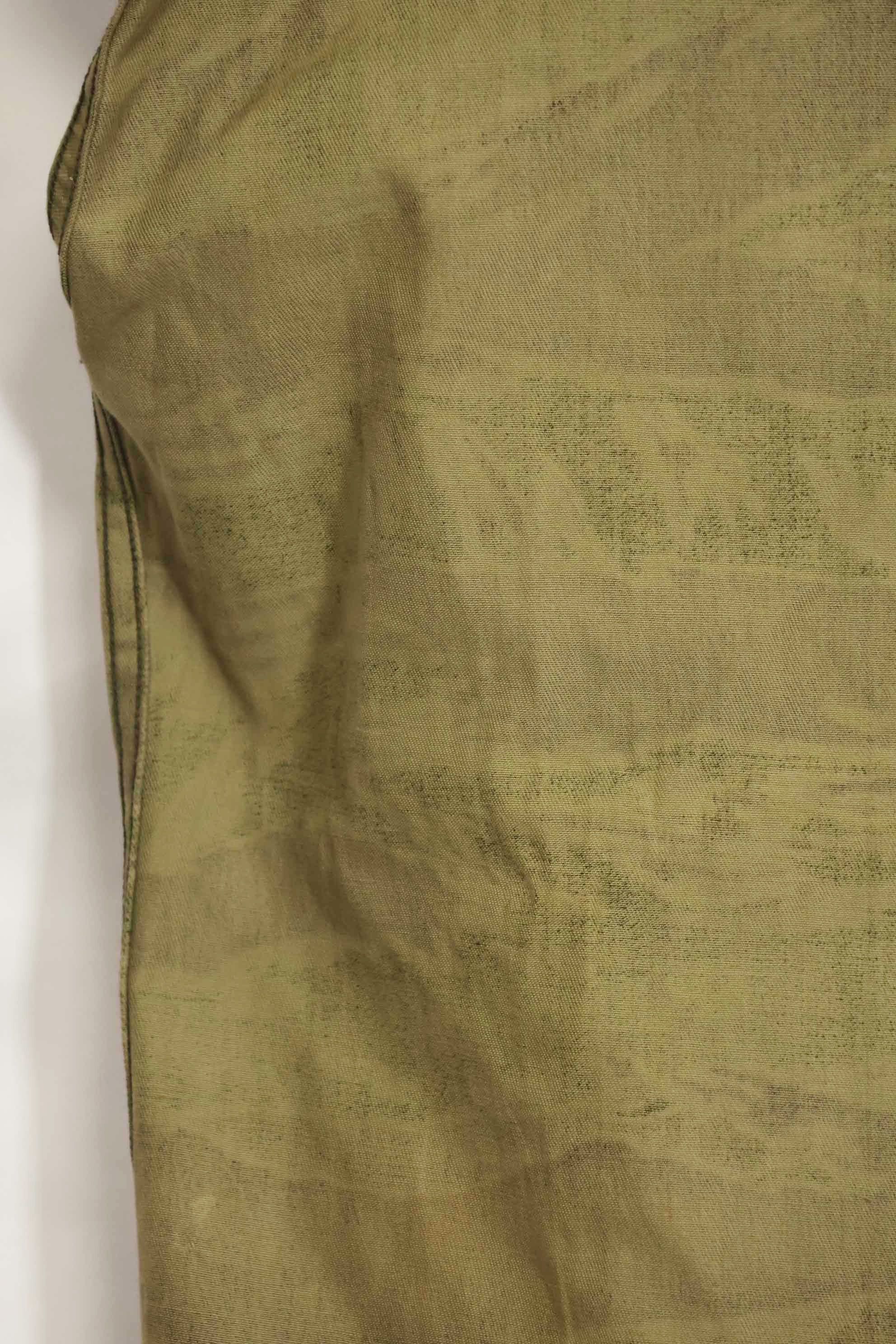 1960s Deadstock Okinawa Tiger Tiger Stripe Shirt Asian Cut