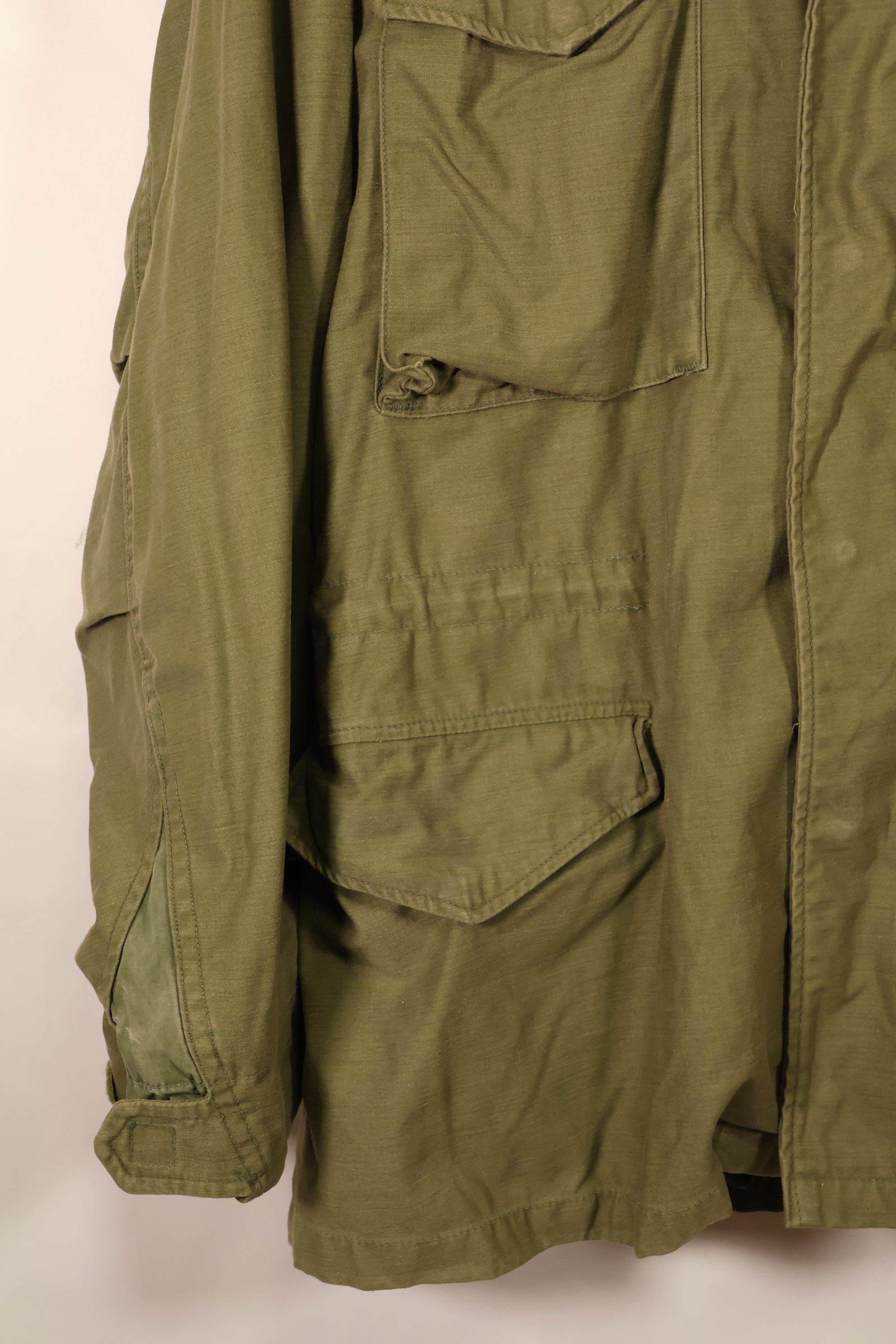 1970 Contract M-R 2nd Model M65 Field Jacket, Original Tape Attached, Used