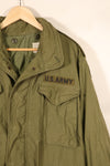 1970 Contract M-R 2nd Model M65 Field Jacket, Original Tape Attached, Used