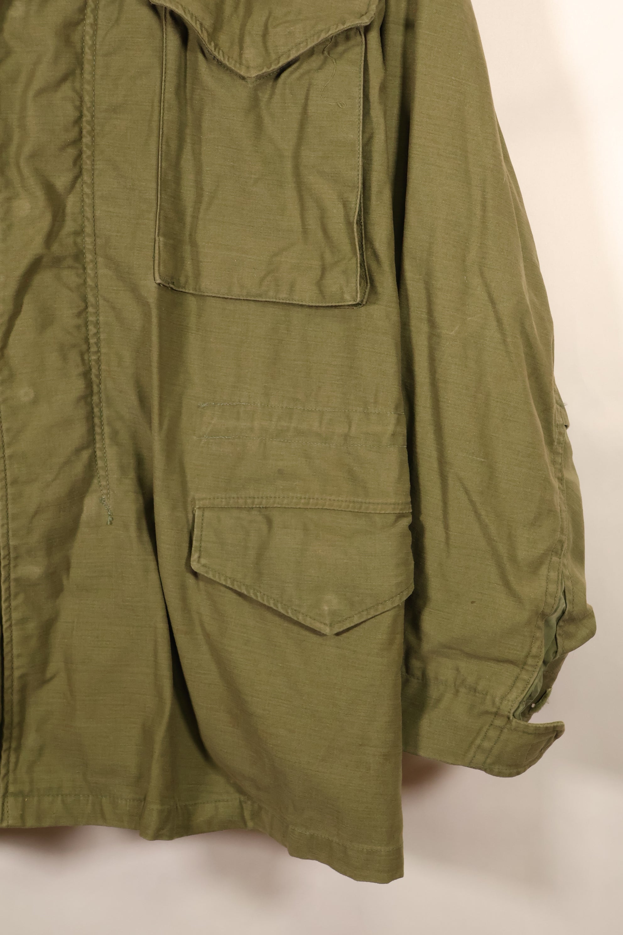 1970 Contract M-R 2nd Model M65 Field Jacket, Original Tape Attached, Used