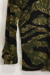 1960s Deadstock Okinawa Tiger Tiger Stripe Shirt Asian Cut