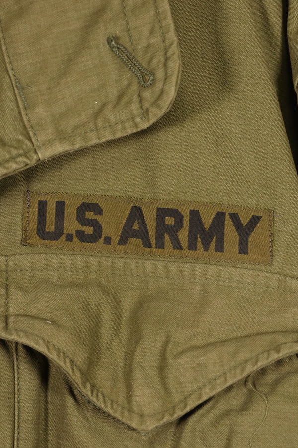 1970 Contract M-R 2nd Model M65 Field Jacket, Original Tape Attached, Used