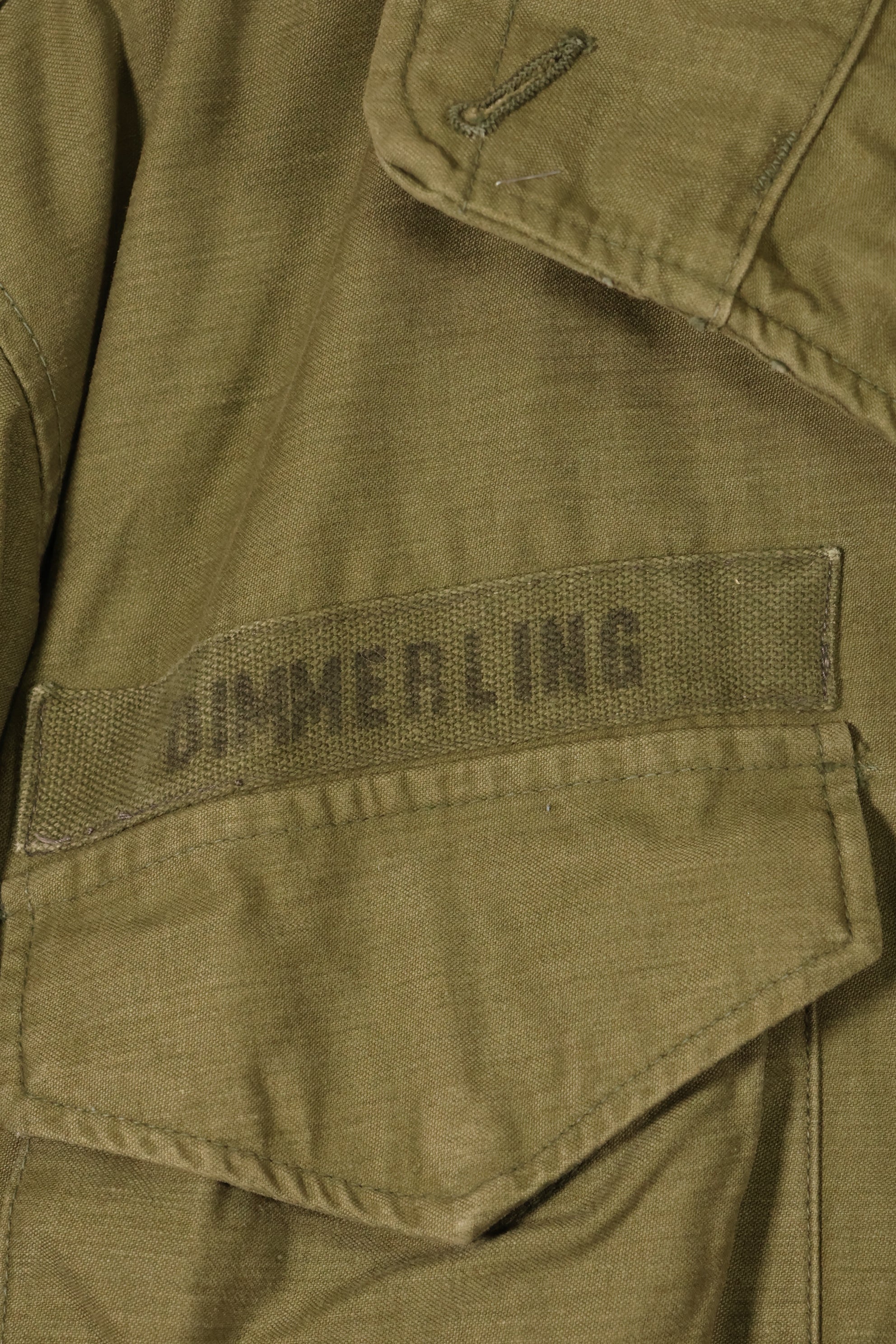 1970 Contract M-R 2nd Model M65 Field Jacket, Original Tape Attached, Used