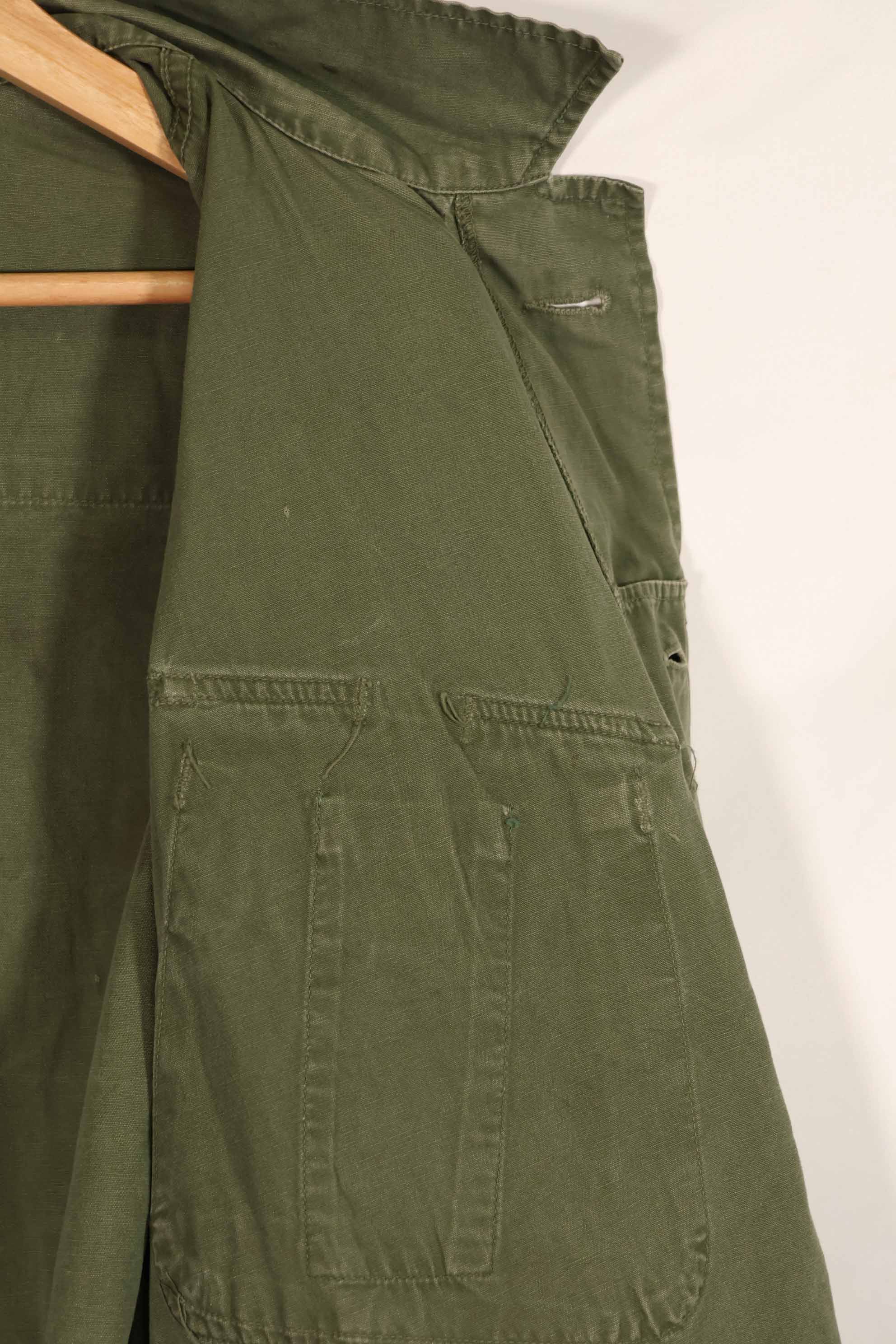 実物　1967年製　3rd Model ジャングルファティーグ　ジャケット　サイズタグなし　中古品