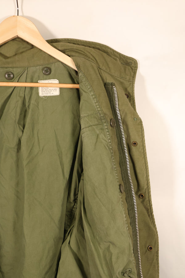 1970 Contract M-R 2nd Model M65 Field Jacket, Original Tape Attached, Used