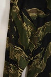 1960s Deadstock Okinawa Tiger Tiger Stripe Shirt Asian Cut