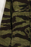 1960s Classic Pattern Tiger Stripe Shirt Asian Cut Used