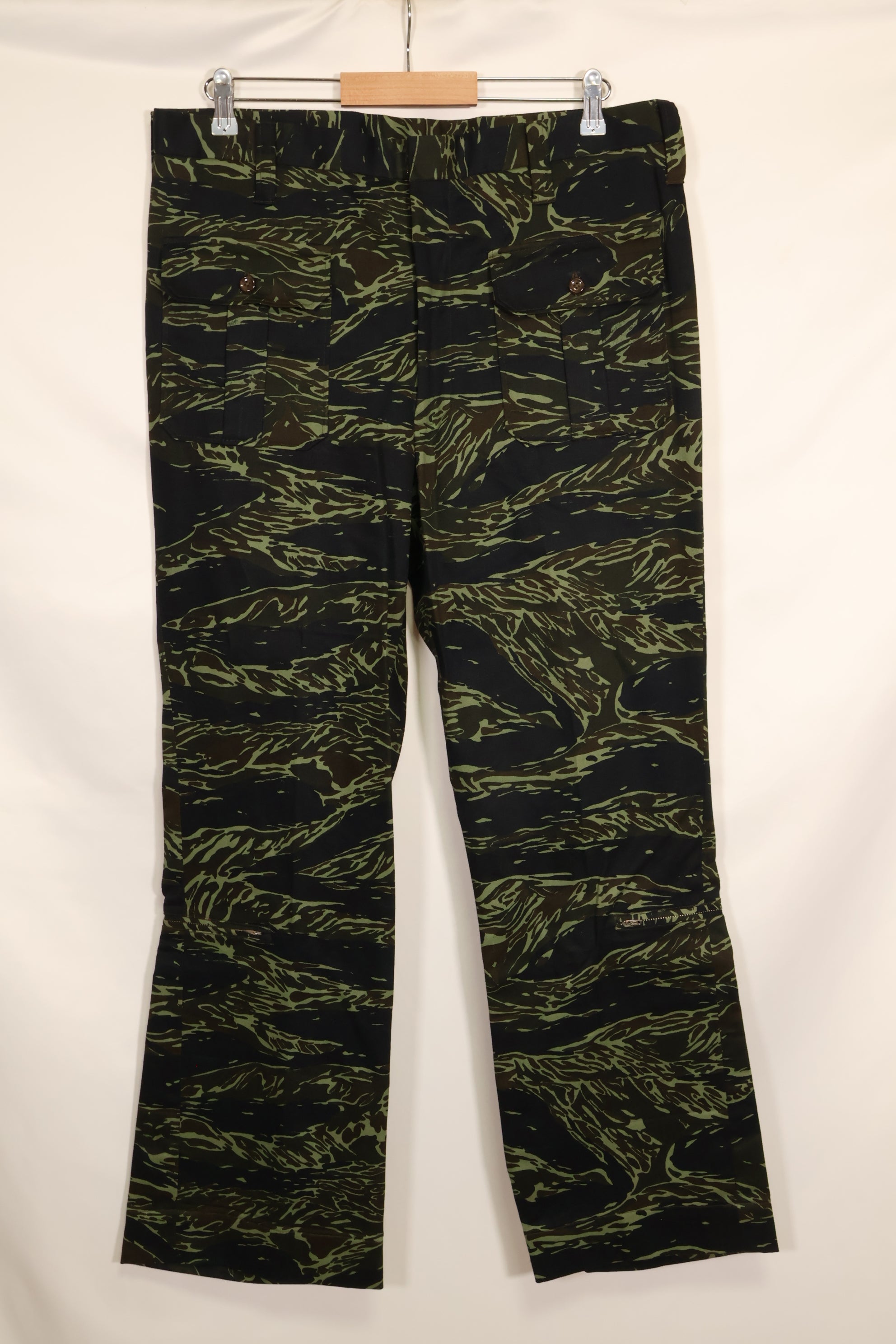 Estimated 1970s Taylor Made Tie Tiger Stripe Pants, never used.
