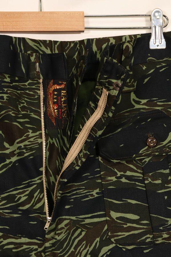 Estimated 1970s Taylor Made Tie Tiger Stripe Pants, never used.