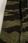 1960s Classic Pattern Tiger Stripe Shirt Asian Cut Used