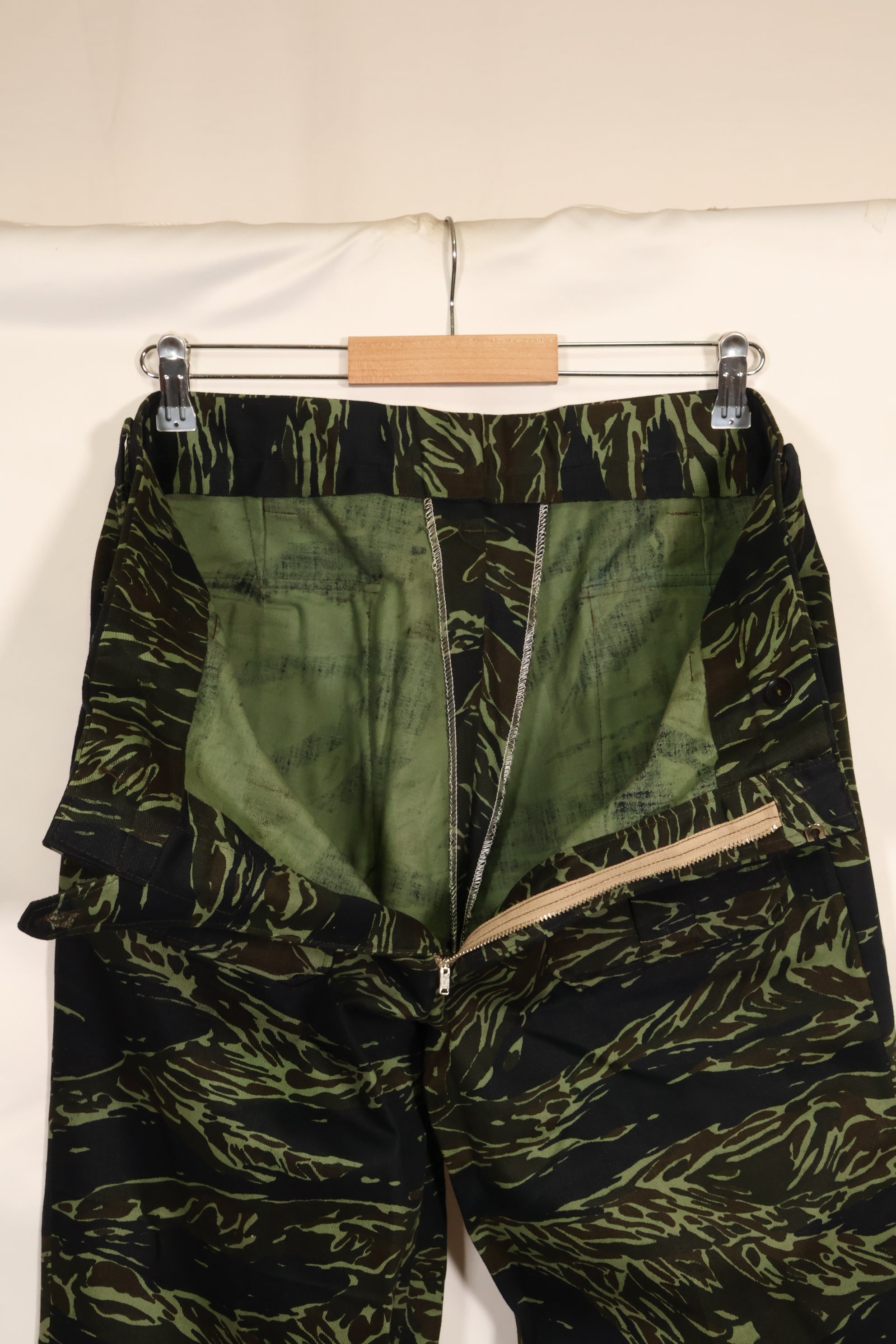 Estimated 1970s Taylor Made Tie Tiger Stripe Pants, never used.