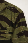 1960s Classic Pattern Tiger Stripe Shirt Asian Cut Used