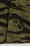 1960s Classic Pattern Tiger Stripe Shirt Asian Cut Used
